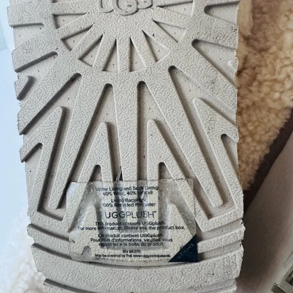 UGG Tazz Fuzzy Platform size 10 - Picture 2 of 4